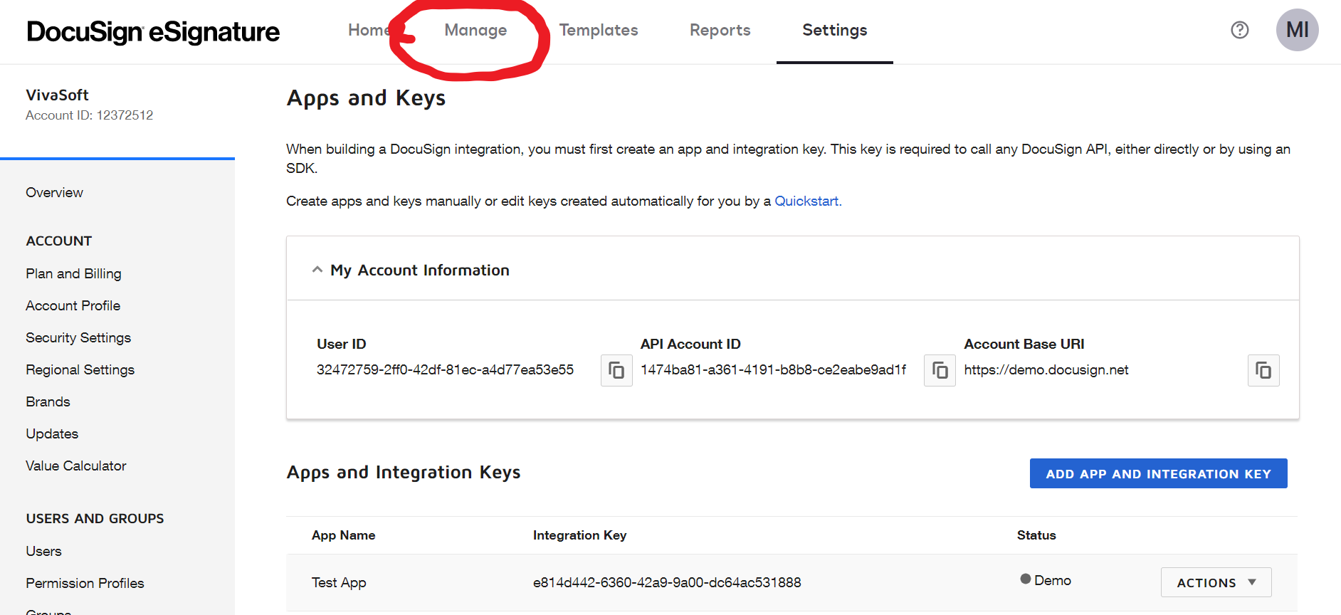 Highlight Manage Section