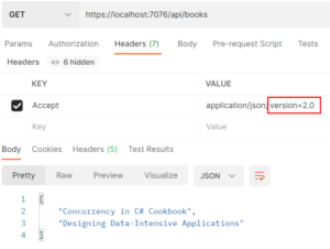 API versioning media versioning