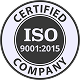 ISO 9001:2015; Certificate Number: 26EQQW30