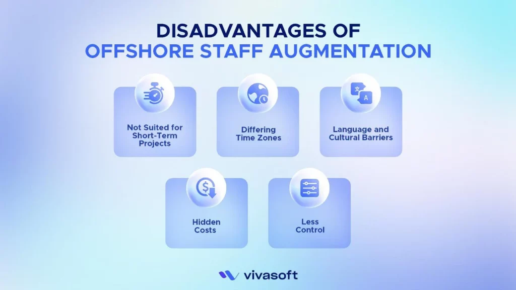 Disadvantages of Offshore Staff Augmentation