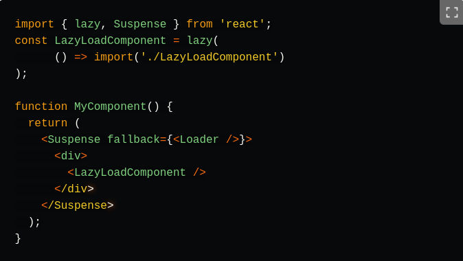 enhancements Suspense received in React 18