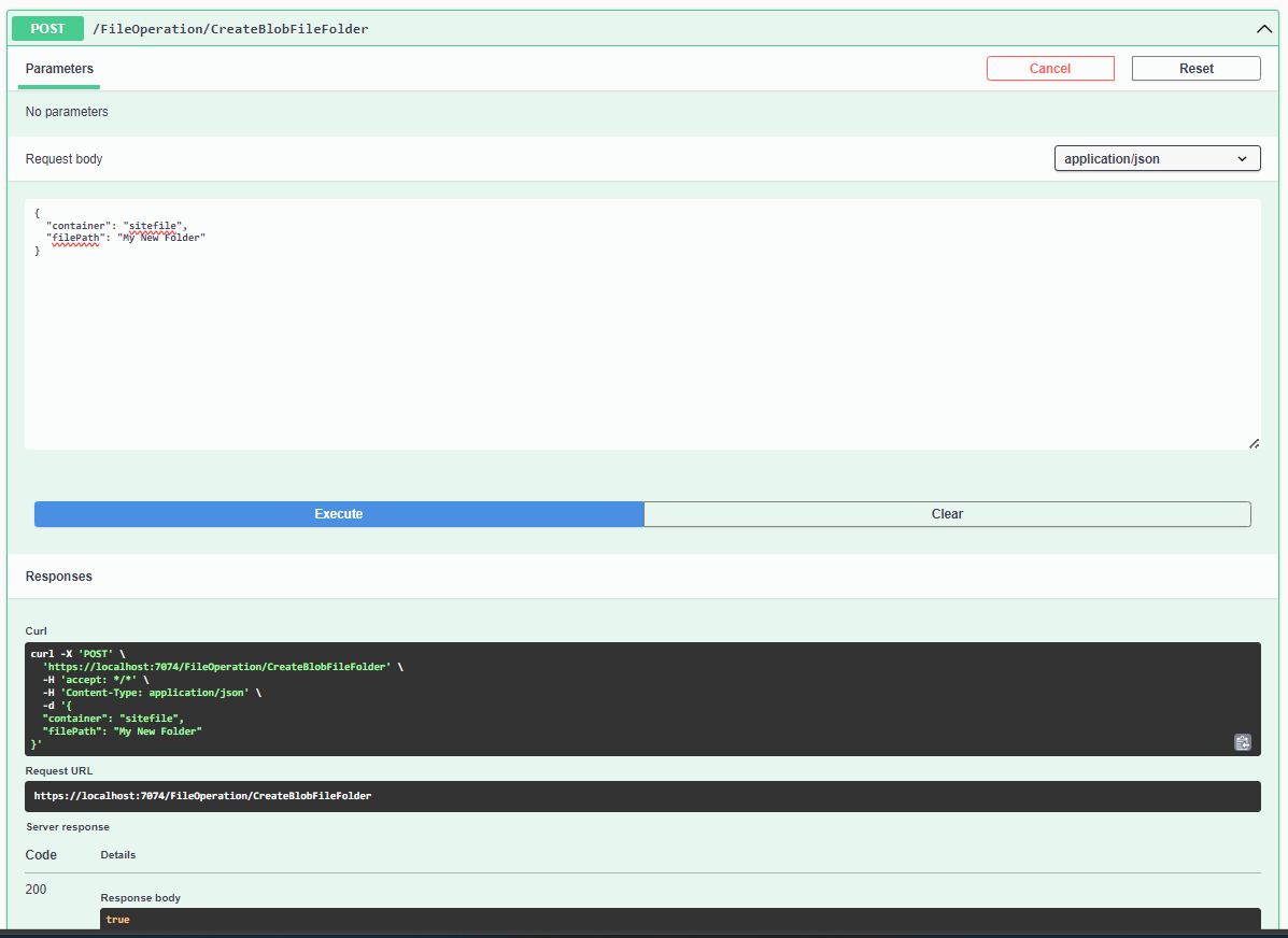 Endpoint: CreateBlobFileFolder