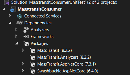 Install some NuGet packages into the project