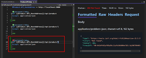 Check results from Product.API.http (3)