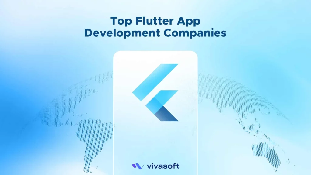 Top Flutter app development companies feature image.
