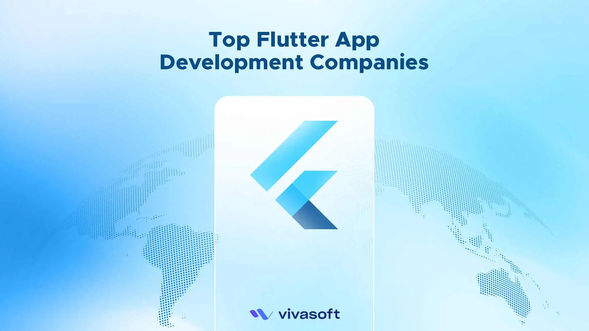 Top Flutter app development companies feature image.