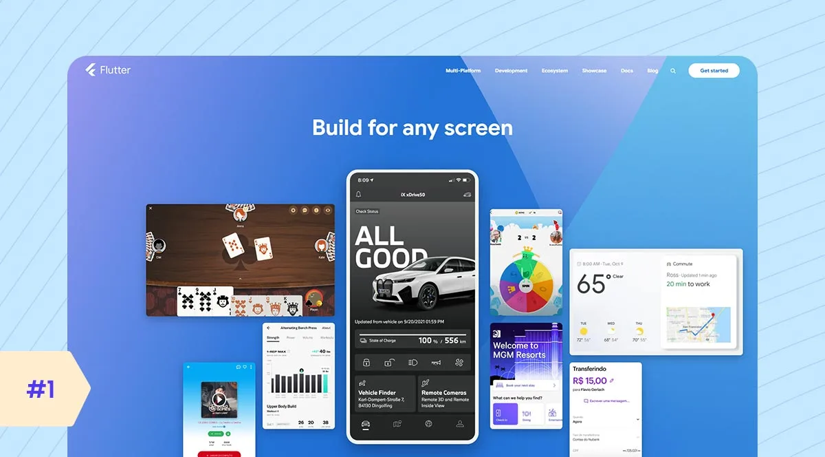 Flutter Mobile App Development Framework